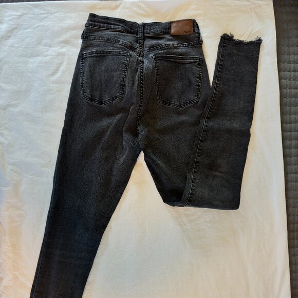 Madewell 9" High Rise Skinny Jean, Black, 29T - Picture 6 of 6